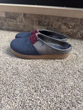 Haflinger Women’s Size 40 Wool Clog Slip Ons US Size 40 EUC
